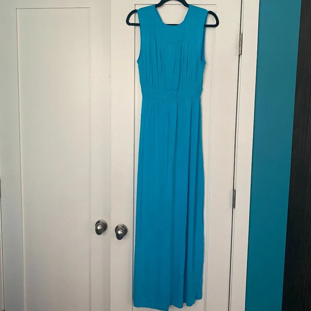 NWT Spense turquoise maxi dress size S - Picture 5 of 8